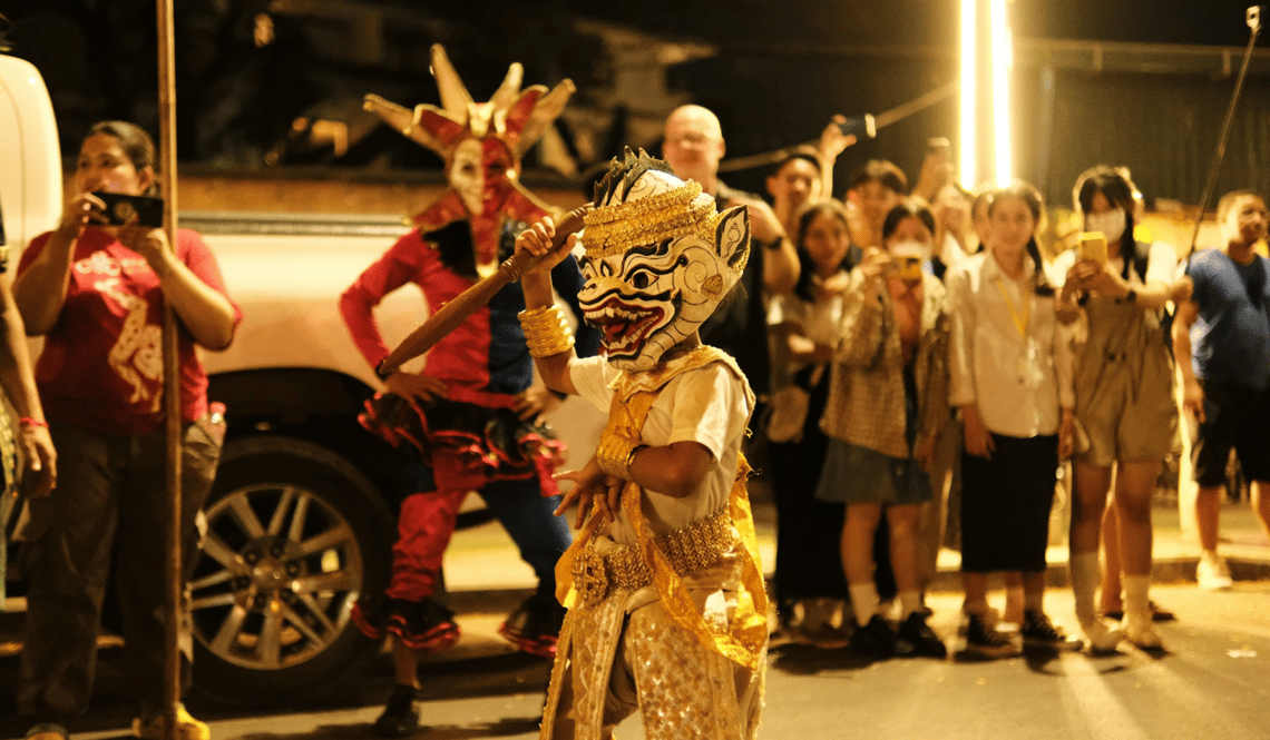 Traditioneller Tänzer in Siem Reap