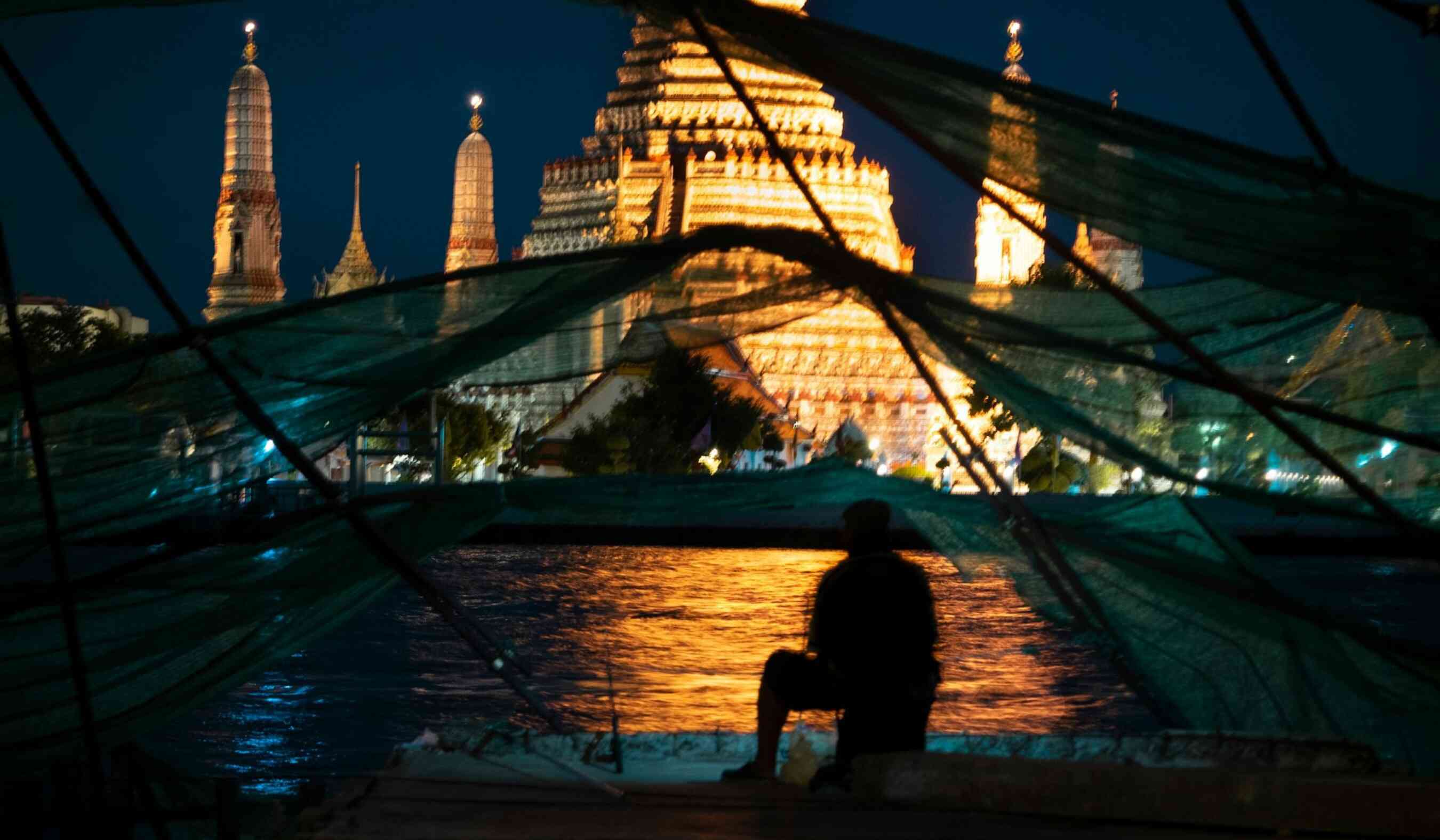 Ausblick auf die Tempel